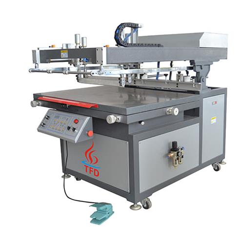 半自動斜臂式平面絲印機